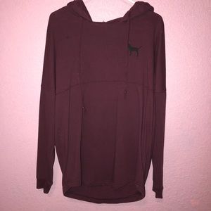 VS PINK jersey shirt with hood!